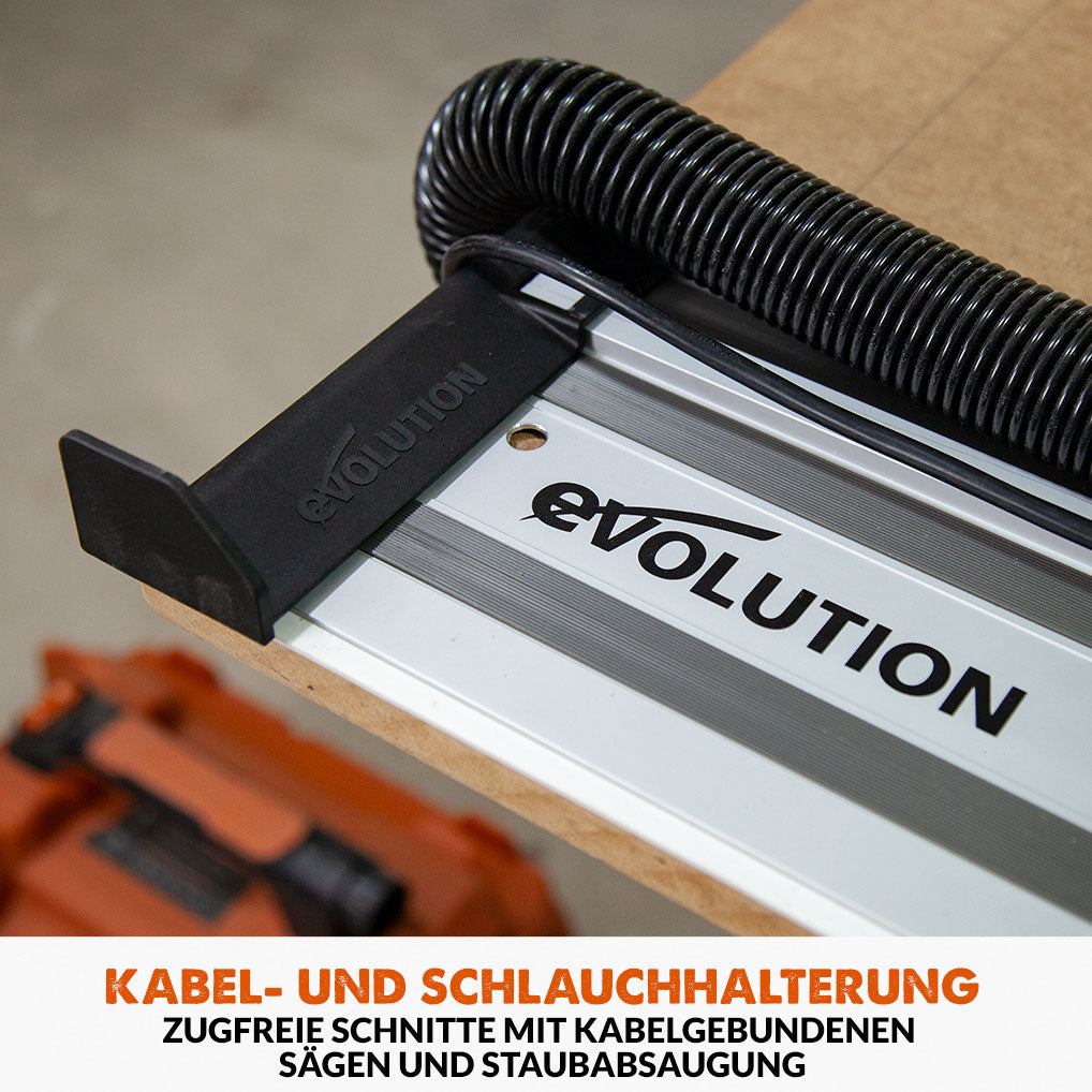 Evolution Universal-Kreissägeschiene Kabel- und Schlauchführung, FESTOOL Kompatibel