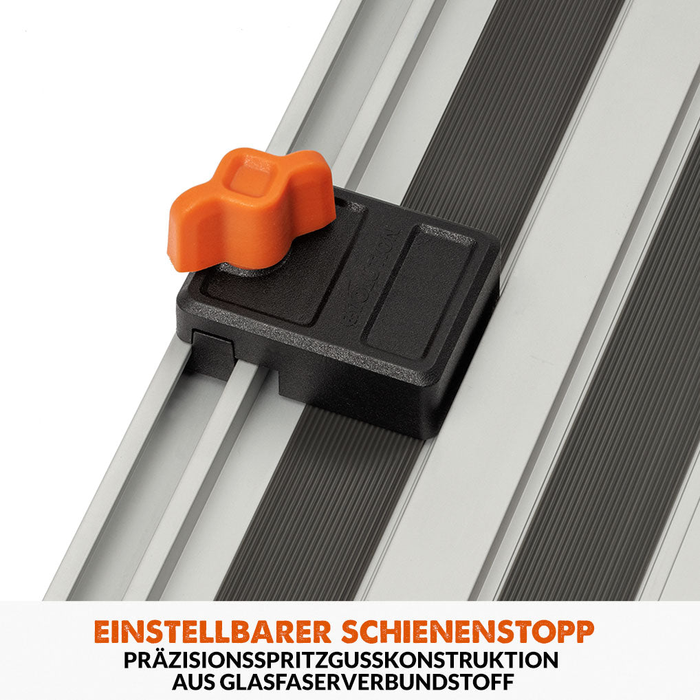 Evolution Verstellbarer Endanschlag für Führungsschienen für Kreissägebahnen, FESTOOL Kompatibel