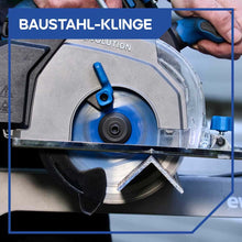 Evolution 165 mm Weichstahl-Sägeblatt, optimiert für Akku-Werkzeuge – 40T Stahl-Sägeblatt