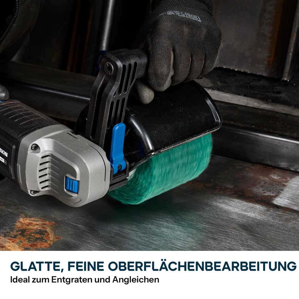 120-mm-Trommeln zum Abisolieren, Schleifen und Polieren für den Akku-Oberflächenbearbeiter Evolution S120SCT-Li