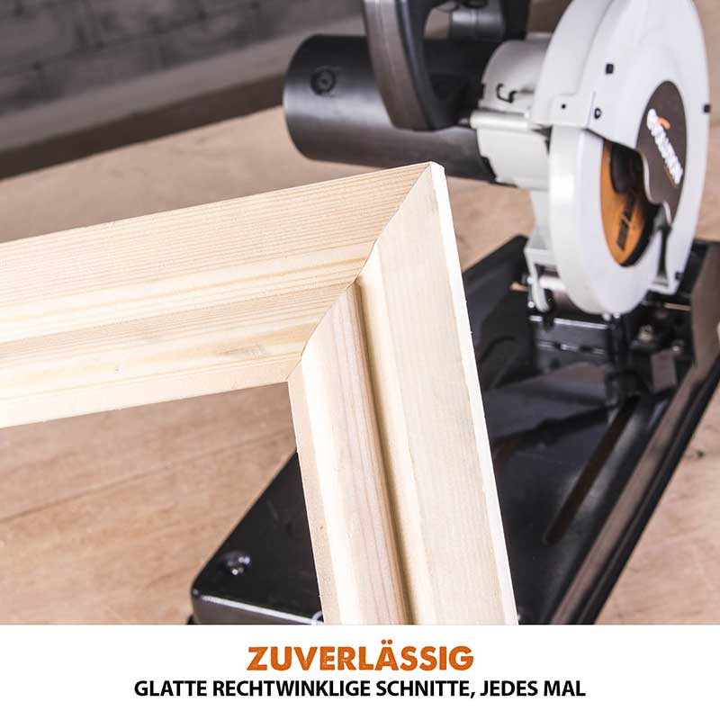 Evolution RAGE4 185mm Kappsäge mit TCT-Multi-Material-Sägeblatt