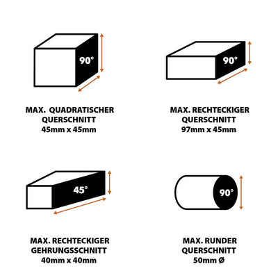 Evolution RAGE4 185mm Kappsäge mit TCT-Multi-Material-Sägeblatt