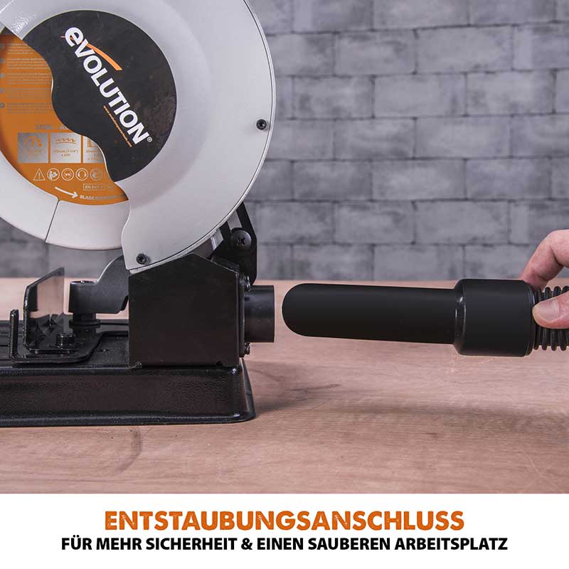 Evolution RAGE4 185mm Kappsäge mit TCT-Multi-Material-Sägeblatt