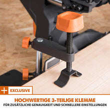 Evolution R185SMS+ 185mm Schiebe-Kapp- und Gehrungssäge mit TCT-Multi-Material-Sägeblatt