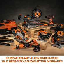 Evolution kabelloser R18BAT Li4 4Ah-Li-Ion-Akku 18V EXT