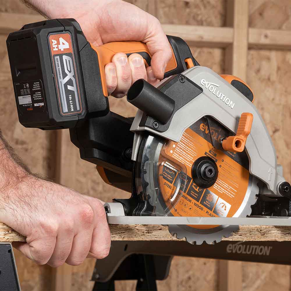 Evolution kabelloser R18BAT Li4 4Ah-Li-Ion-Akku 18V EXT