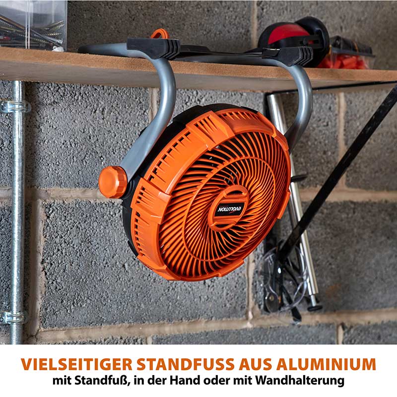 Evolution kabelloser R240FAN-Li Arbeitslüfter 18V-Li-Ion EXT