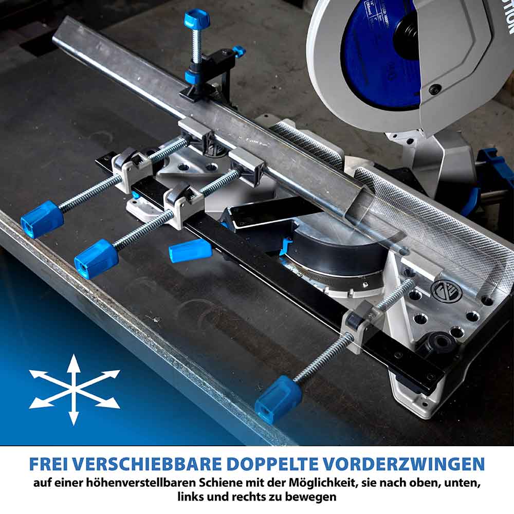 Evolution S355MCS 355mm Kapp- und Gehrungssäge, schwere Ausführung für Metallschneiden