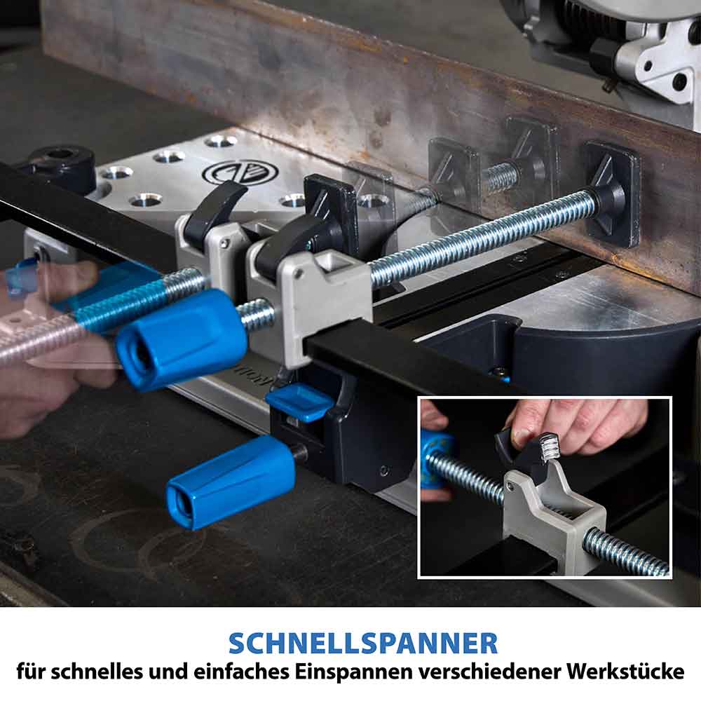 Evolution S355MCS 355mm Kapp- und Gehrungssäge, schwere Ausführung für Metallschneiden