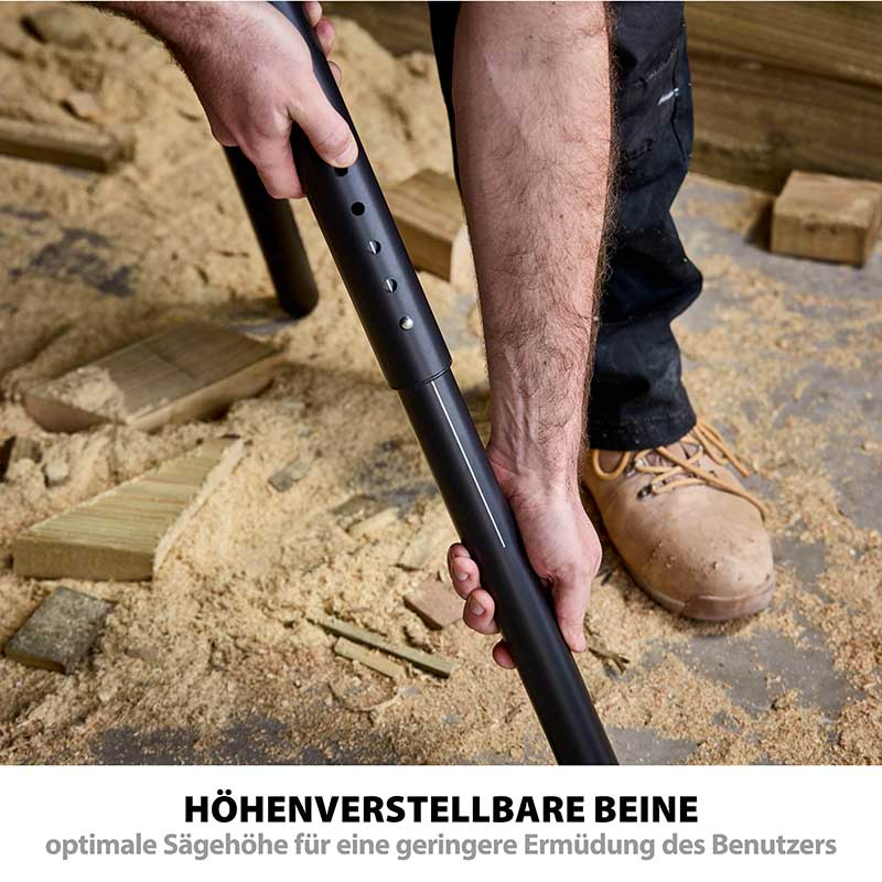 Evolution Gehrungssägeständer mit universellen Befestigungen XL