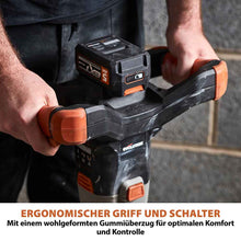 Evolution R120MXR-Li Akkubetriebener 18V-Li-Ion-EXT-Mischer mit Akku und Ladegerät mit 120mm-Multi-Mix-Rührer