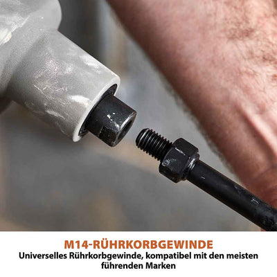 Evolution R120MXR-Li Akkubetriebener 18V-Li-Ion-EXT-Mischer (ohne Akku) mit 120mm-Multi-Mix-Rührer