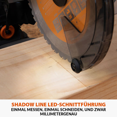 Evolution R255SMS-DB-Li, kabellose, bürstenlose 36-Volt-Gehrungssäge mit Doppelgehrungsneigung, 255-mm-Multi-materialsägeblatt  und optionalen 2x 5-Ah-Akkus und Doppelanschluss-Ladegerät