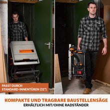 Evolution Tragbare Tischkreissäge mit 255mm TCT-Multimaterialsägeblatt, für Profis und Heimwerker (230v) | R255TBL