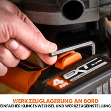 Evolution R185CCS-Li Kabellose, Bürstenlose, 18V, Li-Ion EXT Kreissäge mit 185mm Multi-Material-Sägeblatt