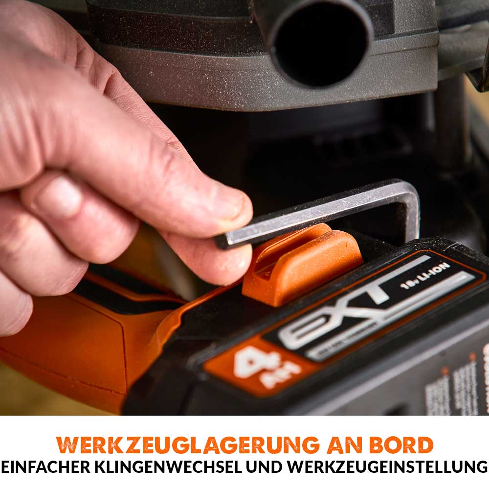 Evolution R185CCS-Li Kabellose, Bürstenlose, 18V, Li-Ion EXT Kreissäge mit 185mm Multi-Material-Sägeblatt