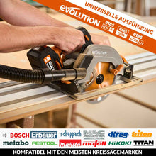 Evolution ST1400-G2 Universal 1.4m Kreissägebahn, Sägeschienen (2x 700mm) mit selbstausrichtenden Verbindern