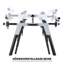 Evolution R355CPS 355mm Kaltkreissäge mit TCT-Multi-Material-Sägeblatt und Universal-Kappsägeständer