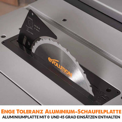 RAGE5-S Aluminium Null-Spalt Einlegeplatte