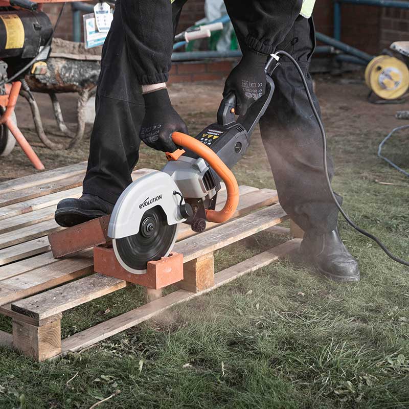 Evolution 230mm diamantbeschichtete Segmentrand-Trennscheibe