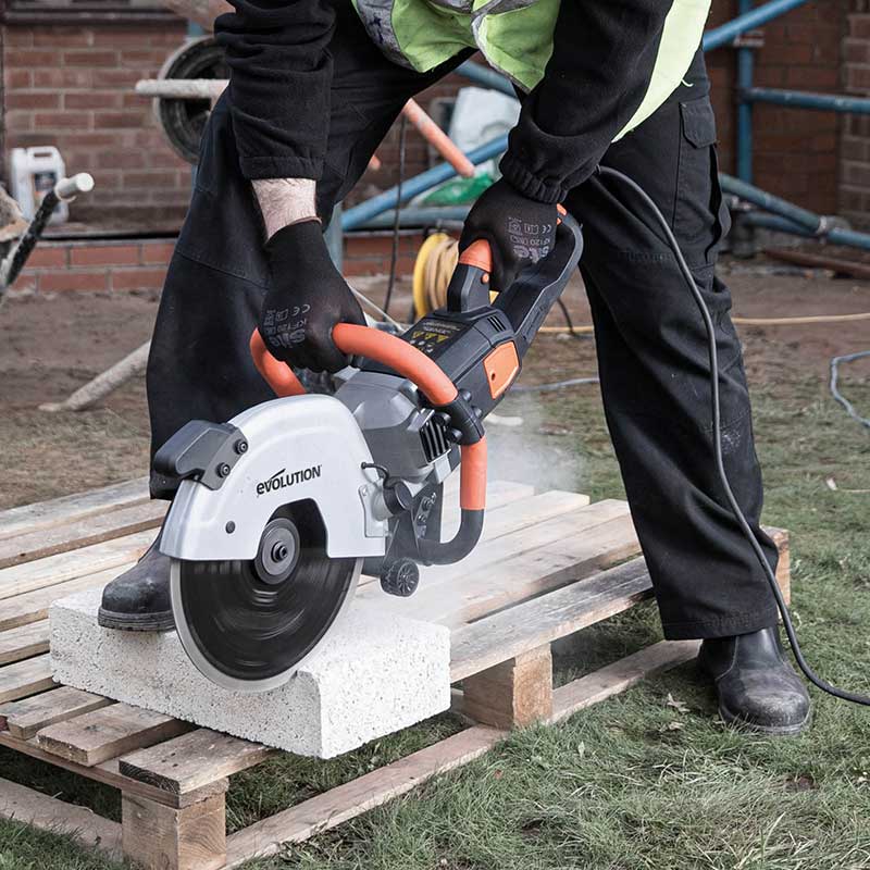 Evolution 300mm diamantbeschichtete Segmentrand-Trennscheibe Betonsägeblatt Diamanttrennscheibe