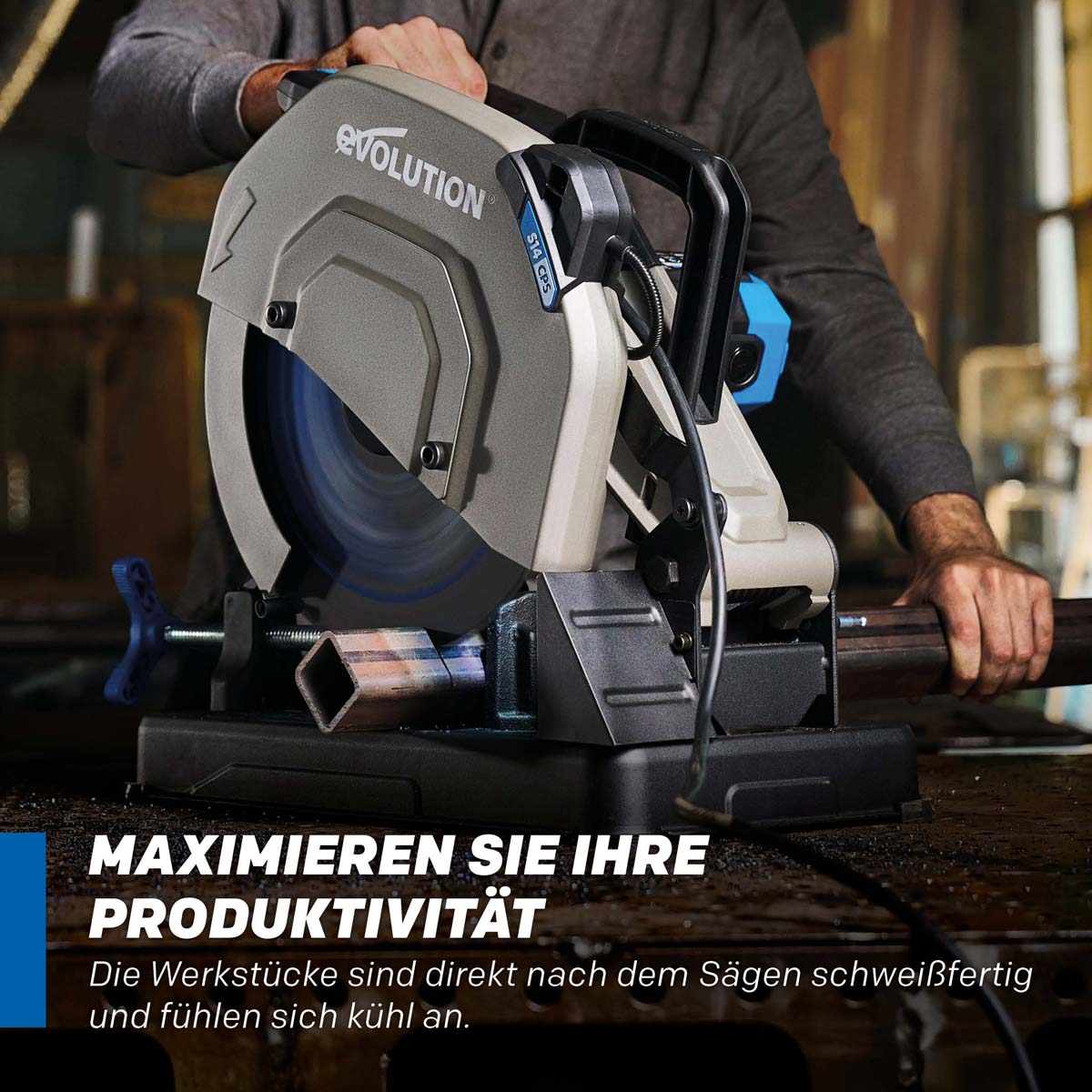 EVOMAX Cermetklinge für Baustahl 355mm 80T von Evolution