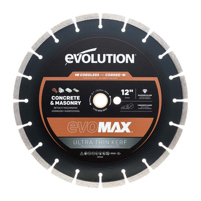 EVOMAX 300mm  Premium-Diamantscheibe Ultra-Thin-Kerf Cordless Betonsägeblatt