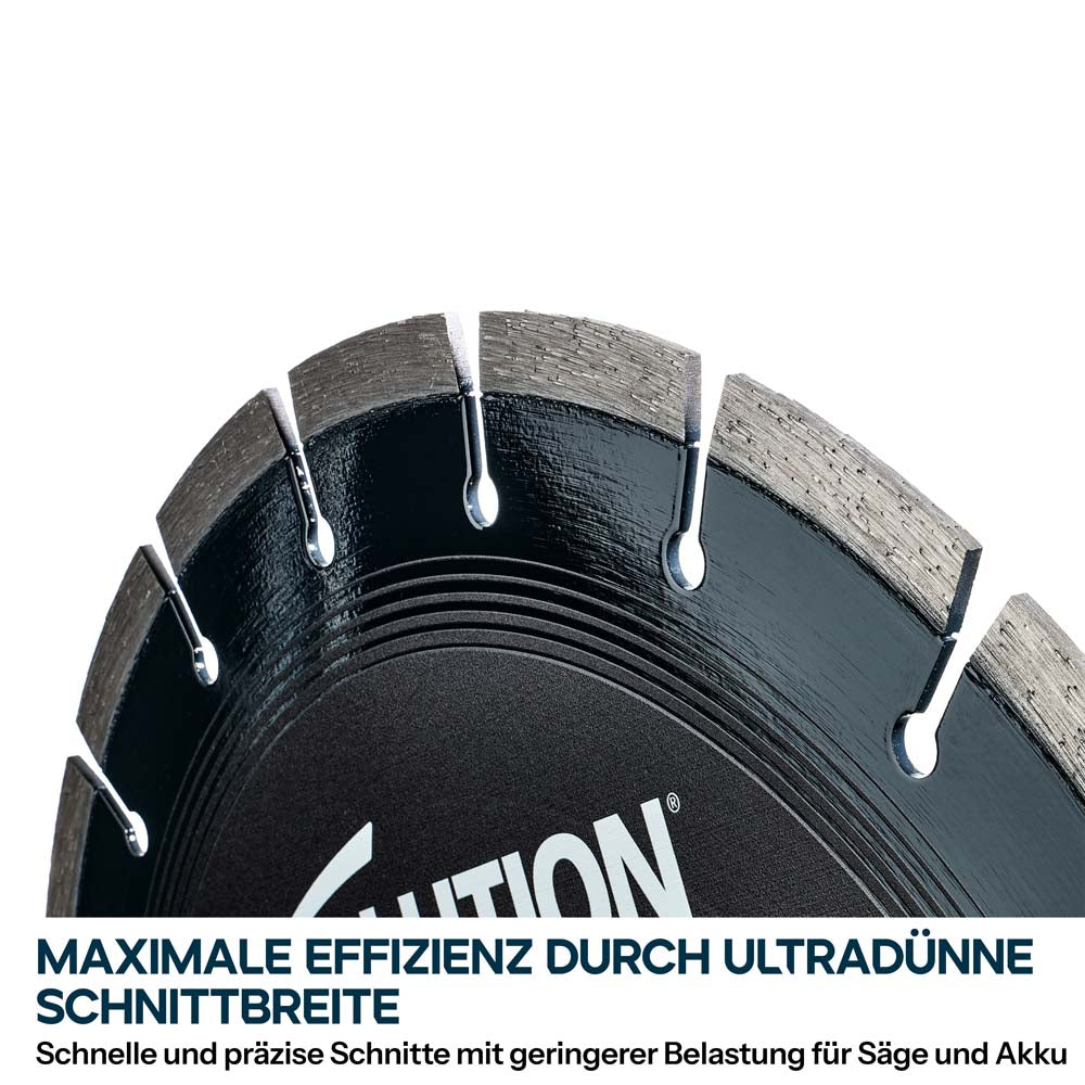 EVOMAX 300mm  Premium-Diamantscheibe Ultra-Thin-Kerf Cordless Betonsägeblatt