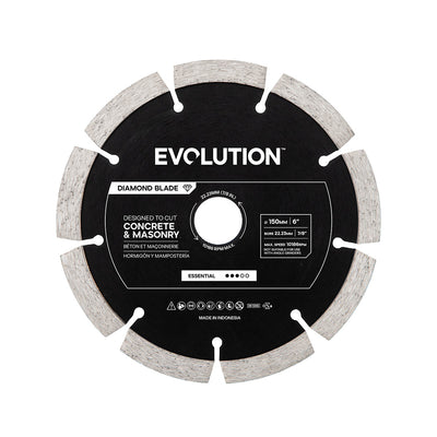 150 mm Essential Mini Disc Diamant-Betontrennscheibe - 22,2 mm Bohrung