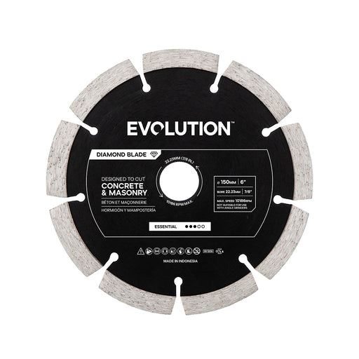 150 mm Essential Mini Disc Diamant-Betontrennscheibe - 22,2 mm Bohrung