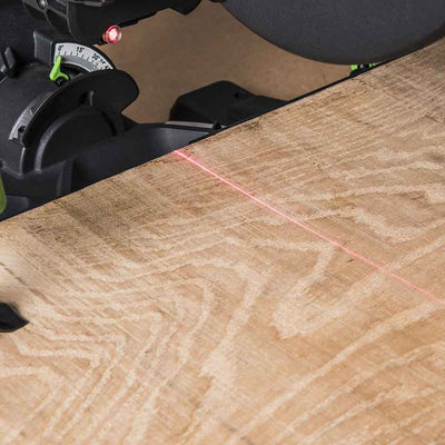 Evolution F210SMS 210mm Schiebe-Kapp- und Gehrungssäge mit TCT-Multi-Material-Sägeblatt