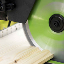 Evolution F210SMS 210mm Schiebe-Kapp- und Gehrungssäge mit TCT-Multi-Material-Sägeblatt