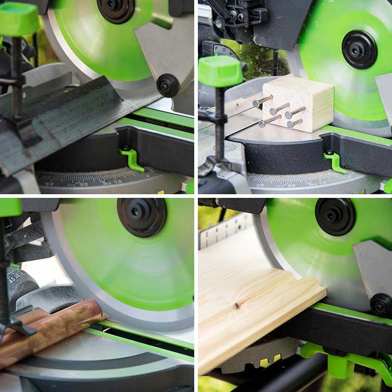 Evolution 255mm Mehrzweckschneidklinge mit 24 Zähnen, TCT-Gehrungssägeblatt