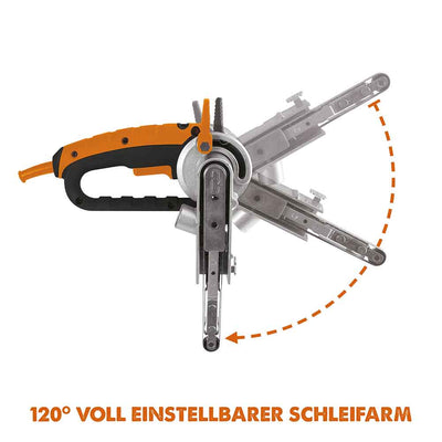 Evolution 400W Elektrische Bandschleifmaschine Power Feile 230V mit 3 Schleifbändern