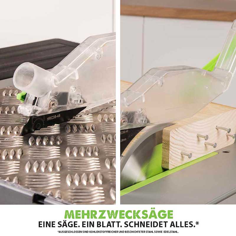 Evolution FURY5-S 255mm Tischsäge mit TCT-Multi-Material-Sägeblatt