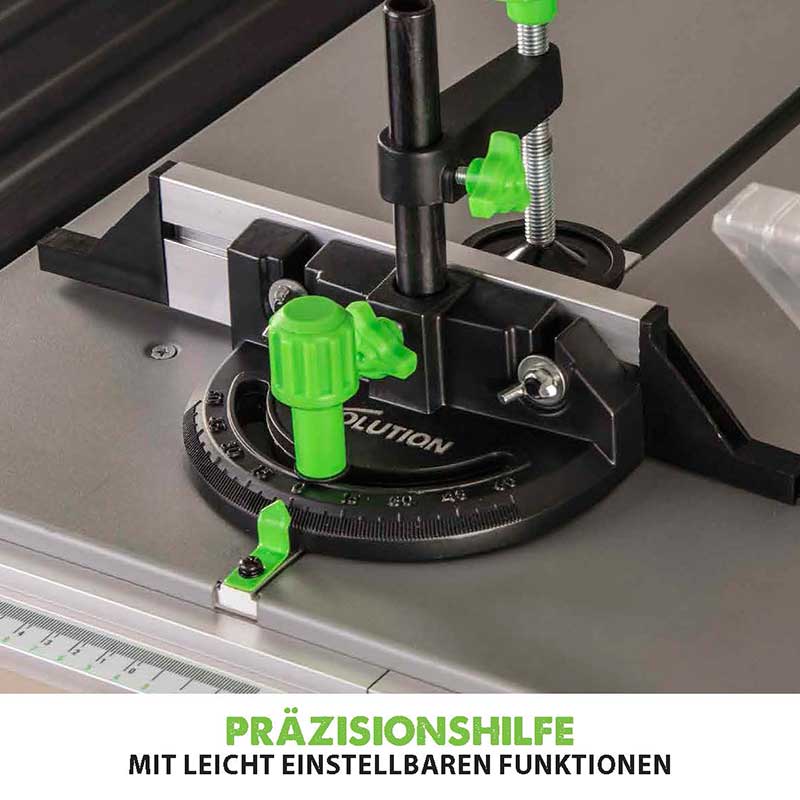 Evolution FURY5-S 255mm Tischsäge mit TCT-Multi-Material-Sägeblatt