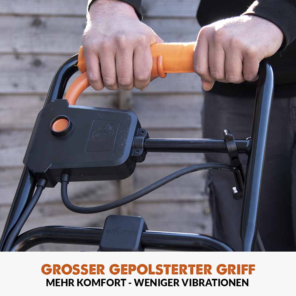 Evolution Elektrischer Plattenrüttler H320-E Rüttleplatten Mit  Gummimatte für Pflasterarbeiten