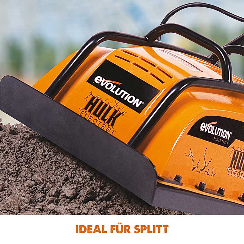 Evolution Elektrischer Plattenrüttler H320-E Rüttleplatten Mit  Gummimatte für Pflasterarbeiten
