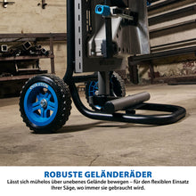 Evolution S355MCS Kappsägeständer / Trennschleifmaschine-Ständer mit Powerlift-Unterstützung