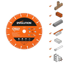 Evolution 230mm Mehrzweckschneid-Diamantscheibe zum Abriss