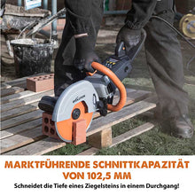 Evolution 255mm Premium-Diamantscheibe mit hoher Diamantkonzentration, segmentierter Rand Betonsägeblatt