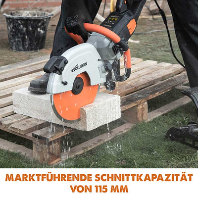 Evolution 300mm Premium-Diamantscheibe mit hoher Diamantkonzentration, segmentierter Rand Betonsägeblatt