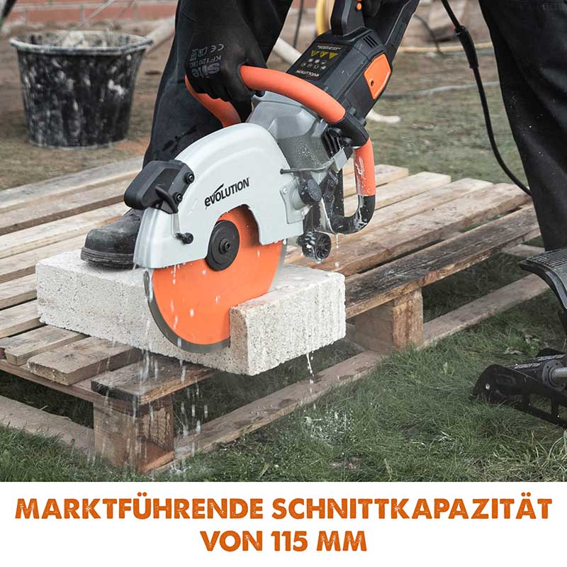 Evolution 300mm Premium-Diamantscheibe mit hoher Diamantkonzentration, segmentierter Rand Betonsägeblatt
