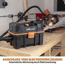 Evolution R15VAC 15L Nass- und Trockensauger für Werkstätten