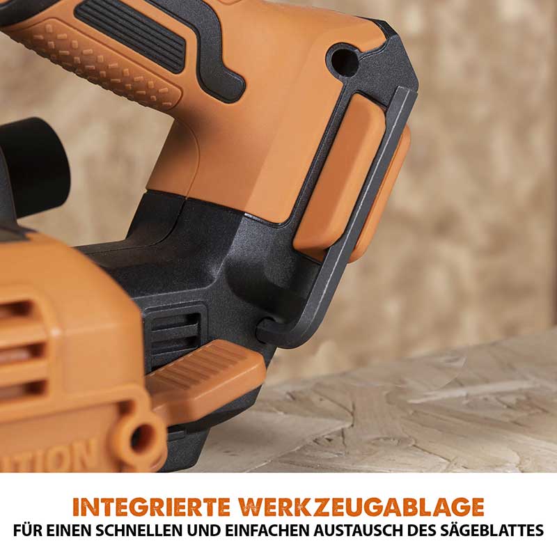 Evolution kabellose R165CCS-Li 165mm Handkreissäge 18V-Li-Ion EXT inklusive Multi-Material-Sägeblatt