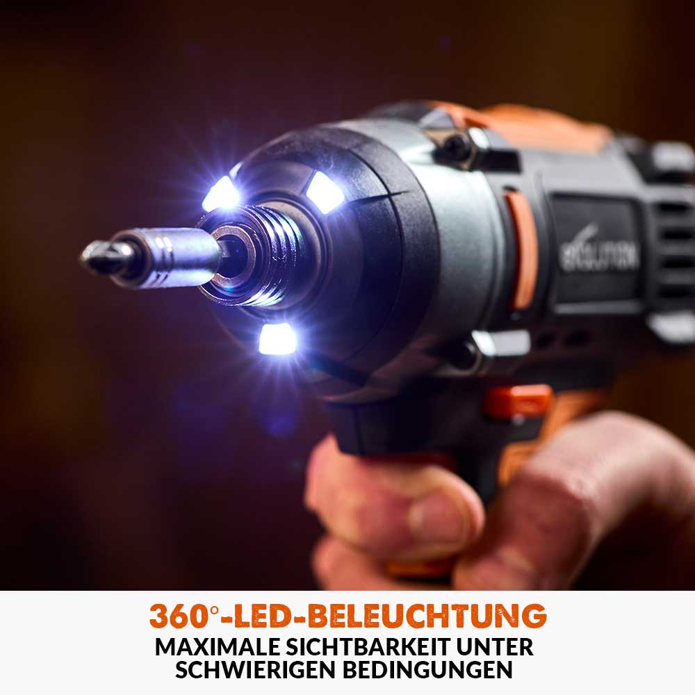 Evolution R180IDR-Li Akku-Schlagschrauber 18 V Li-Ion EXT
