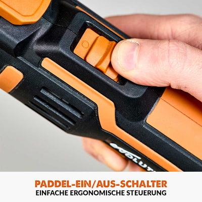 Evolution  R18MLT-Li Akku Multifunktionswerkzeug 18v Li-Ion EXT mit Zubehörset