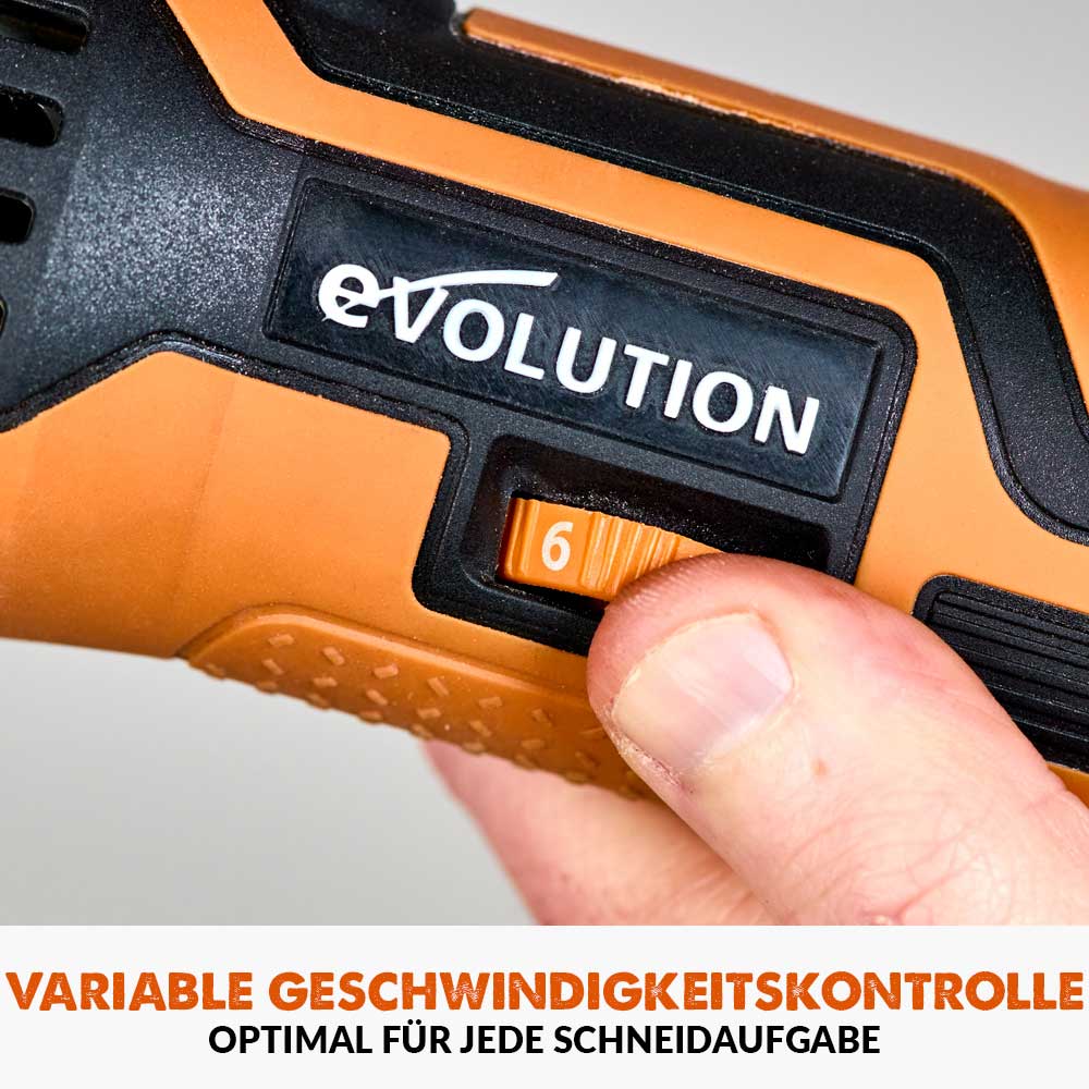 Evolution  R18MLT-Li Akku Multifunktionswerkzeug 18v Li-Ion EXT mit Zubehörset