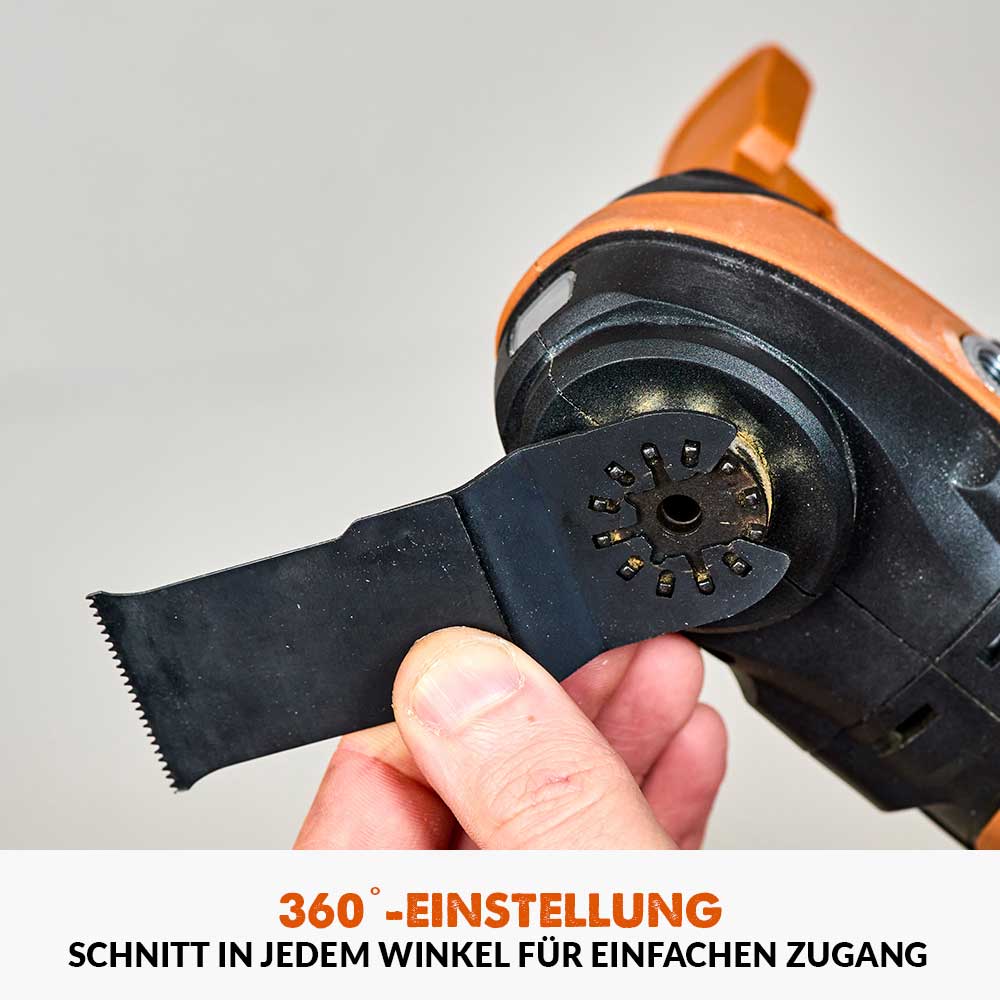 Evolution  R18MLT-Li Akku Multifunktionswerkzeug 18v Li-Ion EXT mit Zubehörset