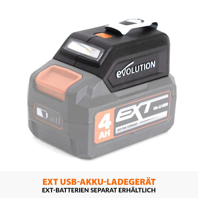 Evolution EXT Kabelloses USB-Ladegerät und LED-Licht